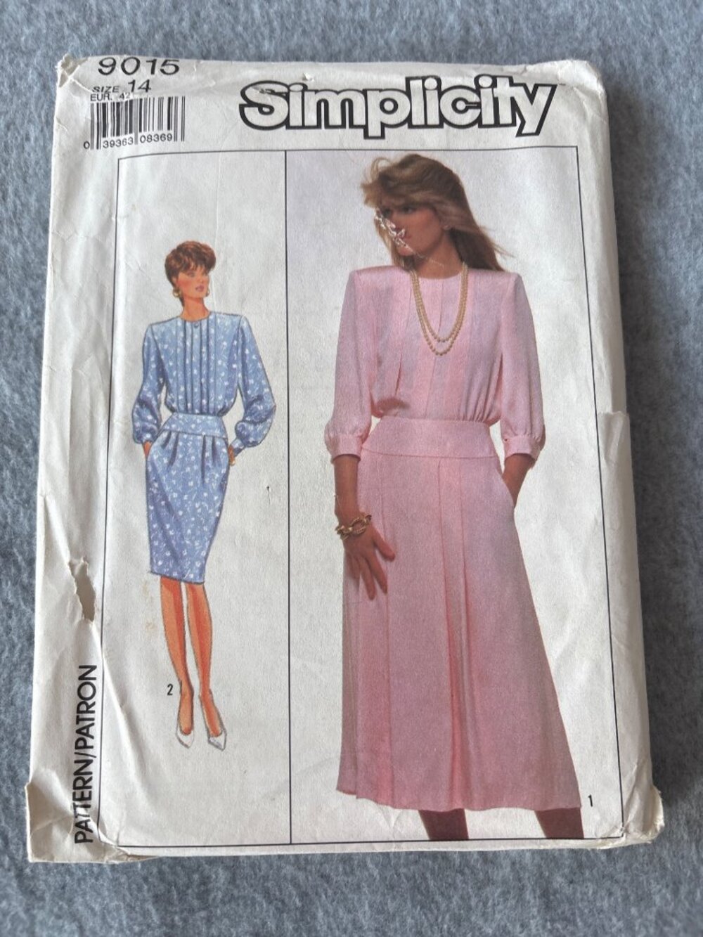 Simplicity Womens Sewing Pattern 9015 Misses Dress Size 14 Uncut
